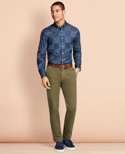 Garment-Dyed Stretch Chinos, image 2