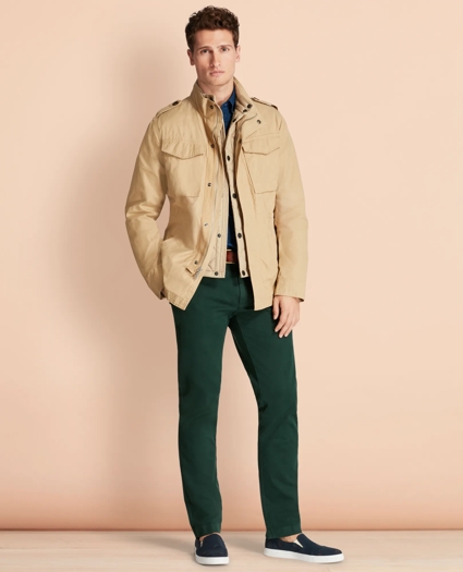 Garment-Dyed Stretch Chinos, image 2