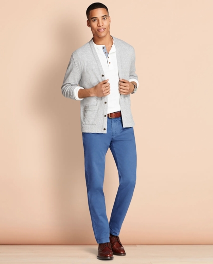 Slim-Fit Garment-Dyed Stretch Chinos, image 2