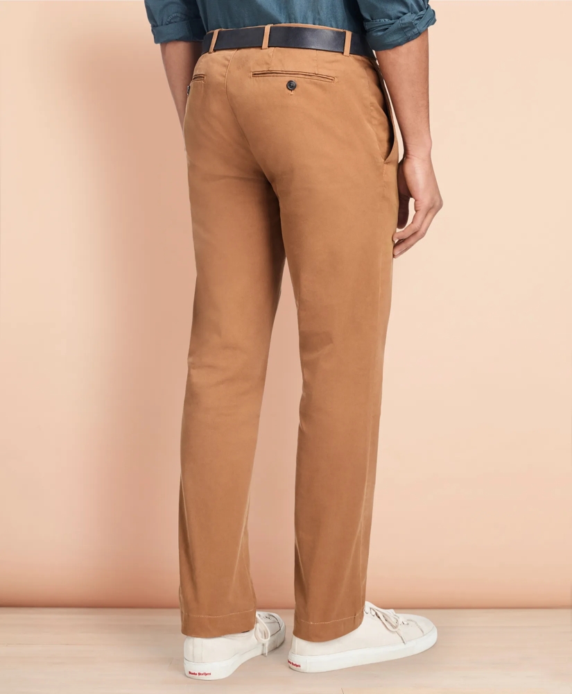 Slim-Fit Garment-Dyed Stretch Chinos, image 3
