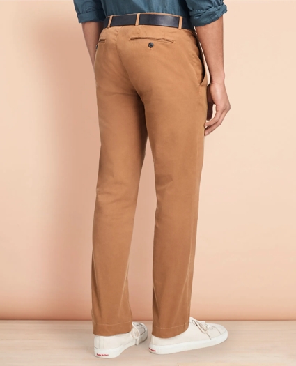 Slim-Fit Garment-Dyed Stretch Chinos, image 3