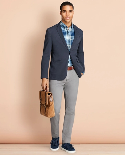 Slim-Fit Garment-Dyed Stretch Chinos, image 2