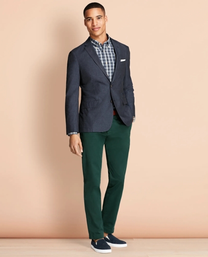 Slim-Fit Garment-Dyed Stretch Chinos, image 2