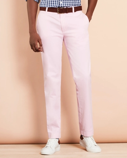 Garment-Dyed Stretch Chinos, image 1