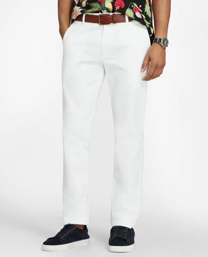 Garment-Dyed Stretch Chinos, image 1