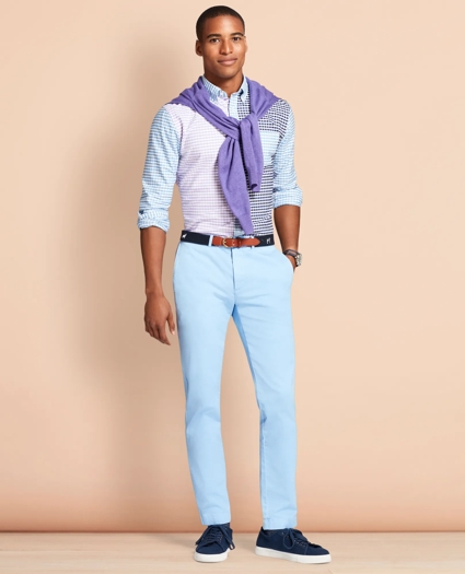 Slim-Fit Garment-Dyed Stretch Chinos, image 2