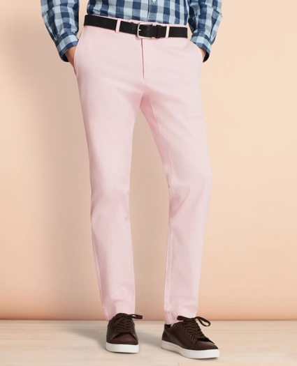 Slim-Fit Garment-Dyed Stretch Chinos, image 1