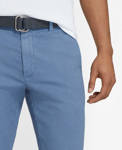 Garment-Dyed Cotton-Linen Stretch Chinos, image 3