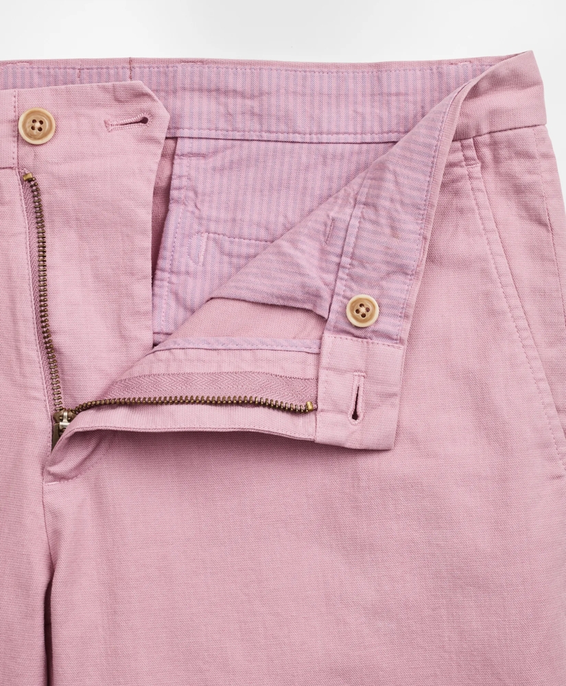 Garment-Dyed Cotton-Linen Stretch Chinos, image 4