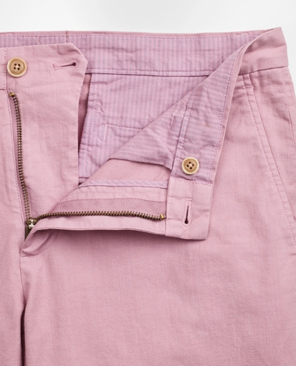 Garment-Dyed Cotton-Linen Stretch Chinos, image 4
