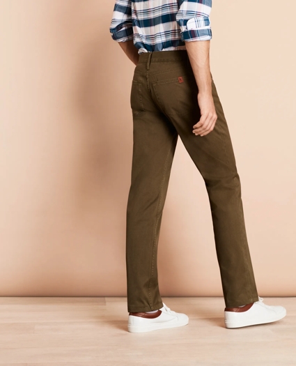 Herringbone Five-Pocket Pants, image 2