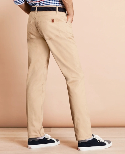 Herringbone Five-Pocket Pants, image 3