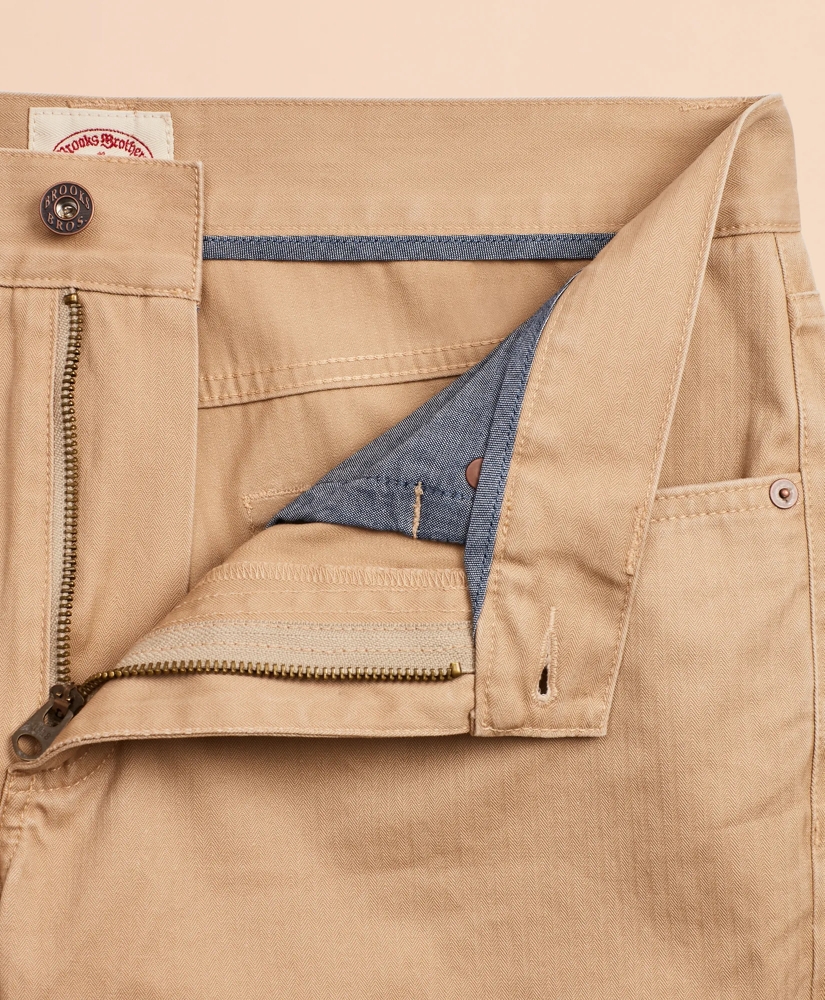 Herringbone Five-Pocket Pants, image 5