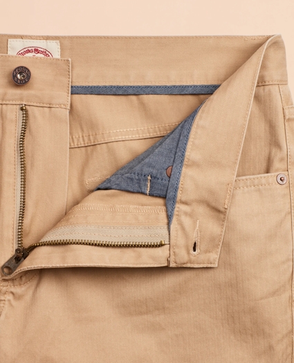Herringbone Five-Pocket Pants, image 5
