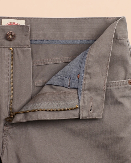 Herringbone Five-Pocket Pants, image 3