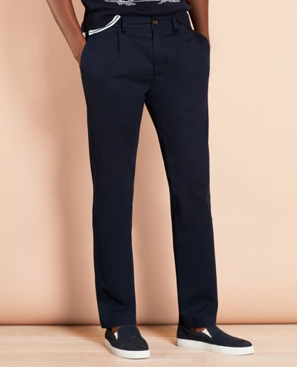 Pleated-Front Chinos, image 1