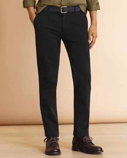 Garment-Dyed Stretch Chinos, image 1