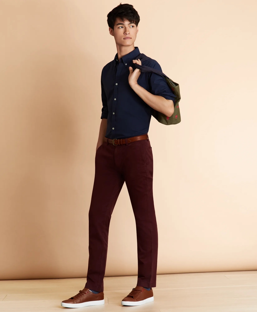 Garment-Dyed Stretch Chinos, image 2