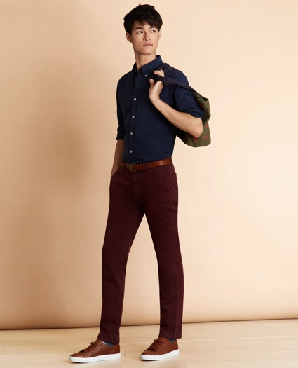 Garment-Dyed Stretch Chinos, image 2