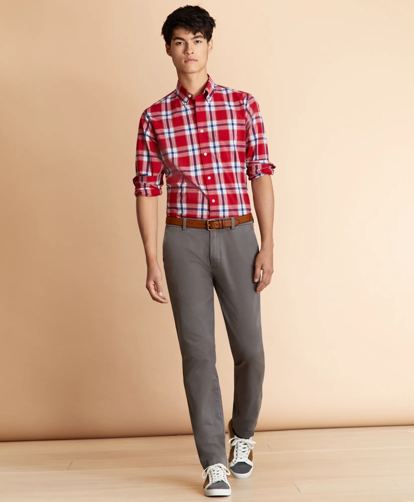 Garment-Dyed Stretch Chinos, image 2