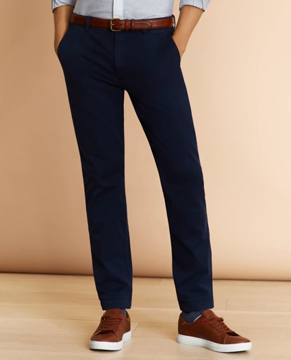 Garment-Dyed Stretch Chinos, image 1