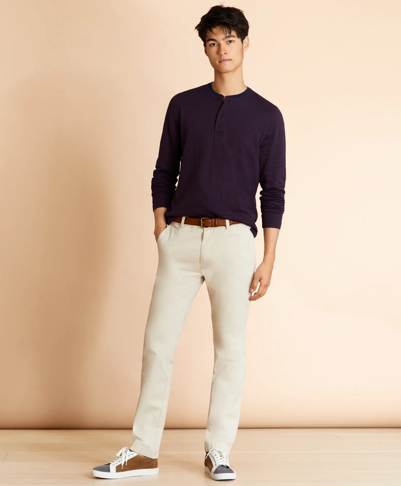 Garment-Dyed Stretch Chinos, image 2