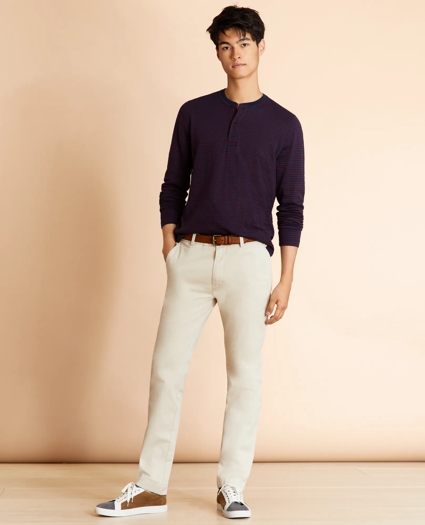 Garment-Dyed Stretch Chinos, image 2