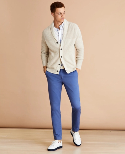 Slim-Fit Garment-Dyed Stretch Chinos, image 2