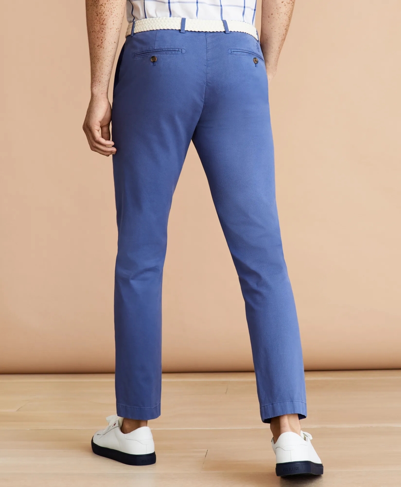 Slim-Fit Garment-Dyed Stretch Chinos, image 3