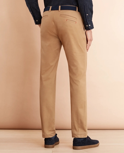 Pleat-Front Twill Chinos, image 3