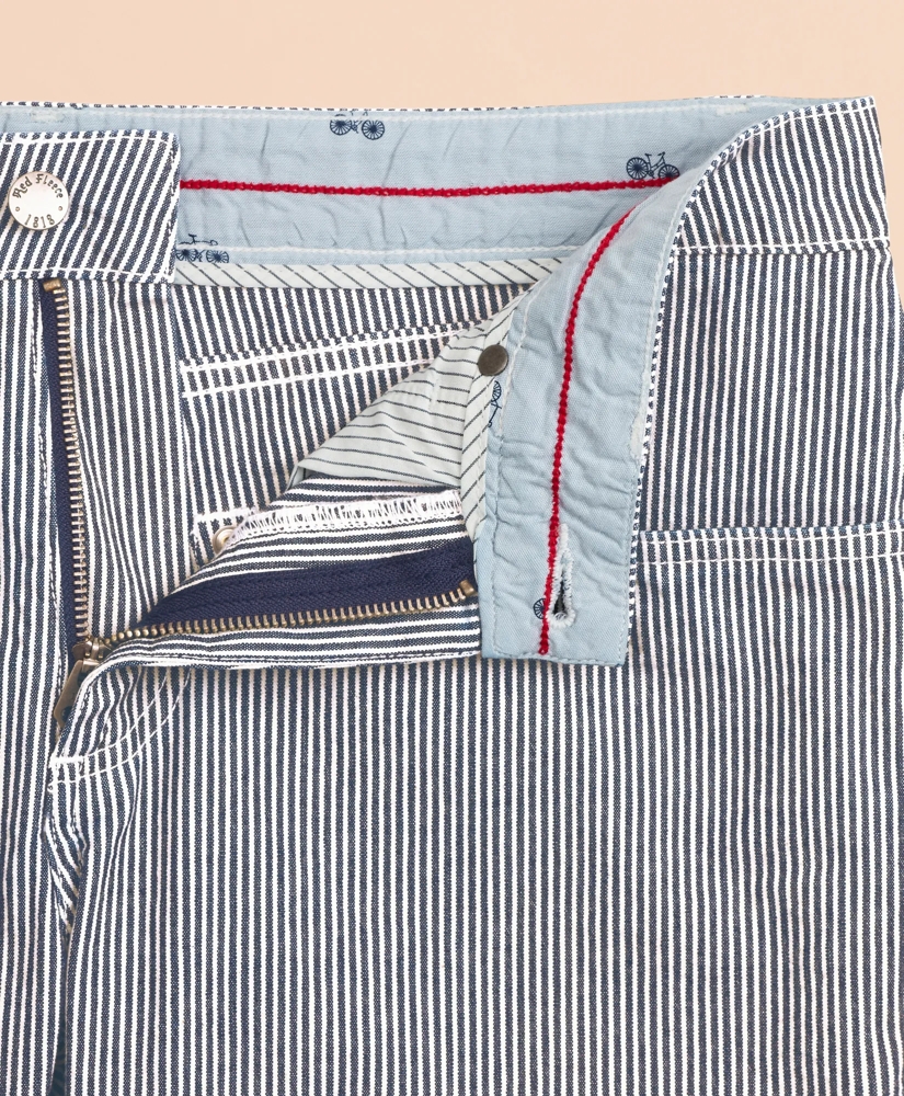 Striped Indigo Lightweight Jeans, image 4