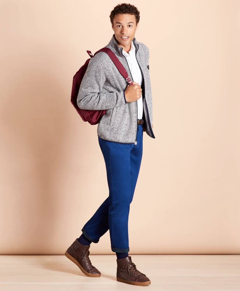 Five-Pocket Flannel-Lined Chinos, image 2