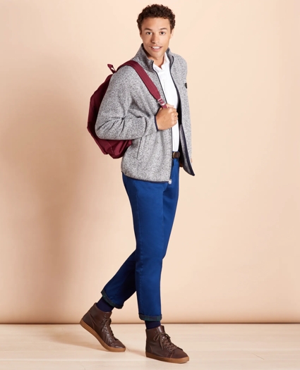 Five-Pocket Flannel-Lined Chinos, image 2