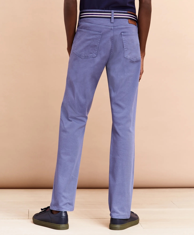Five-Pocket Stretch Denim Pants, image 3