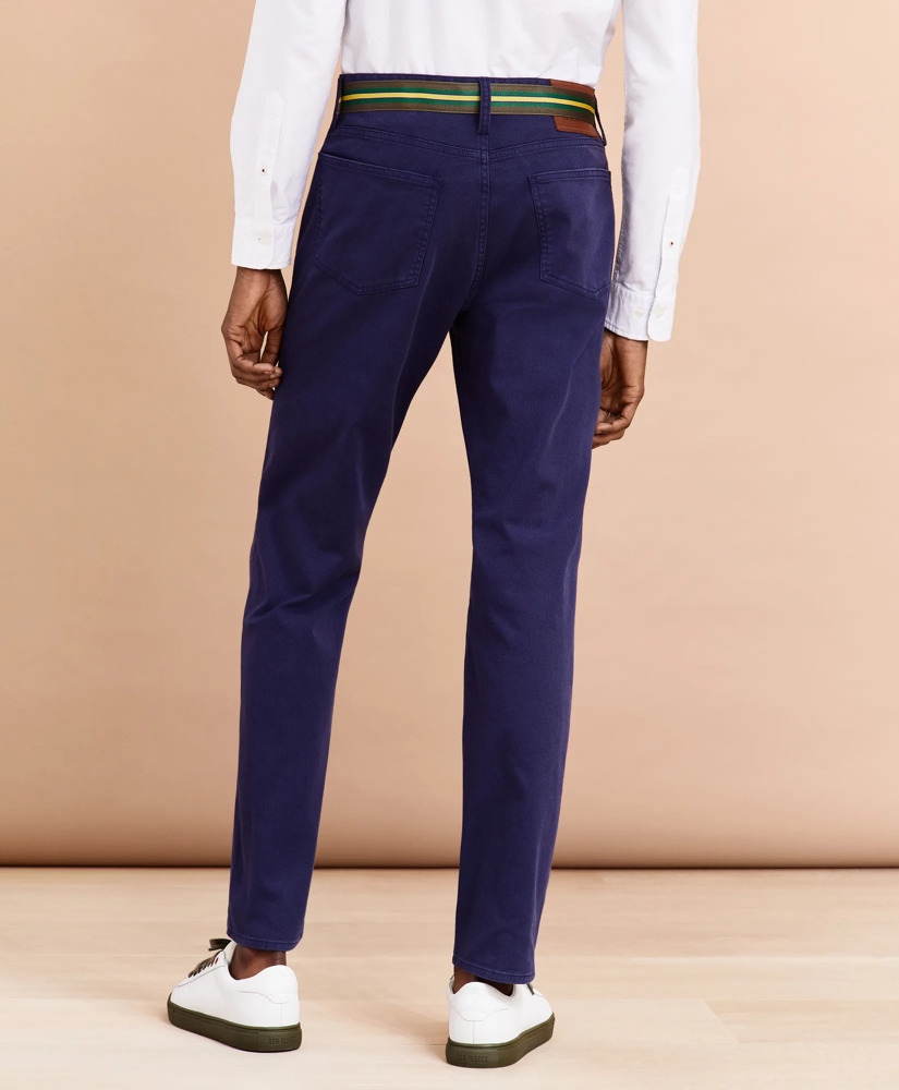 Five-Pocket Stretch Denim Pants, image 3