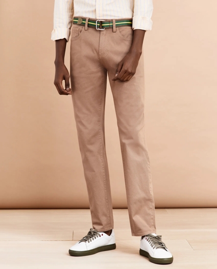 Five-Pocket Stretch Denim Pants, image 1