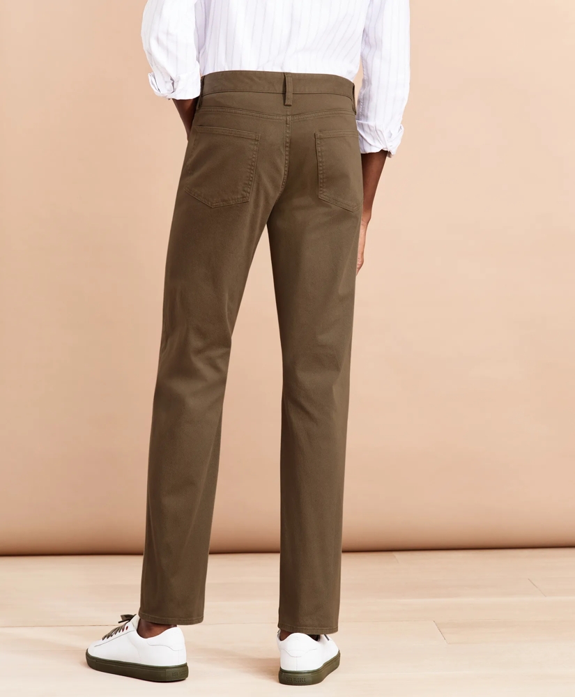 Five-Pocket Stretch Denim Pants, image 3