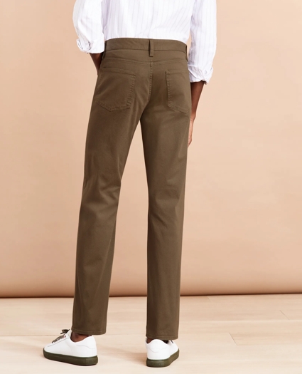 Five-Pocket Stretch Denim Pants, image 3