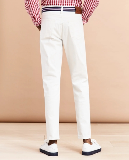 Five-Pocket Stretch Denim Pants, image 3