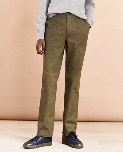 Cotton-Blend Surplus Pants, image 1