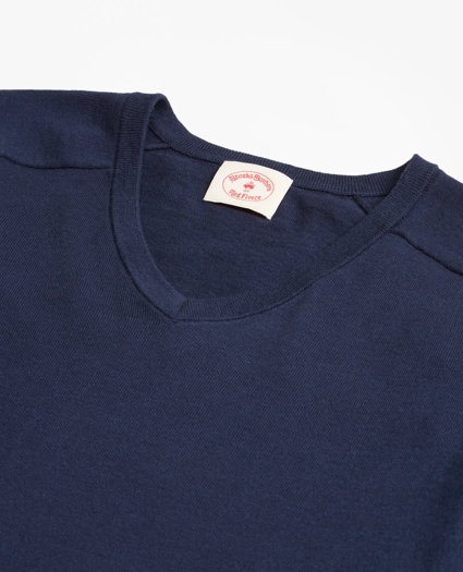 Cotton-Cashmere V-Neck Sweater, image 2