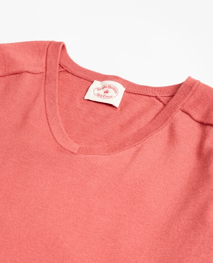 Cotton-Cashmere V-Neck Sweater, image 2