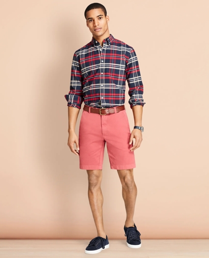 Stretch Cotton Twill Shorts, image 2