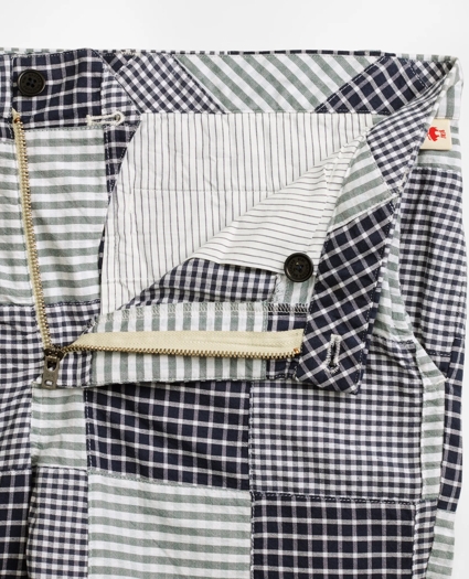 Cotton Patchwork Shorts, image 4