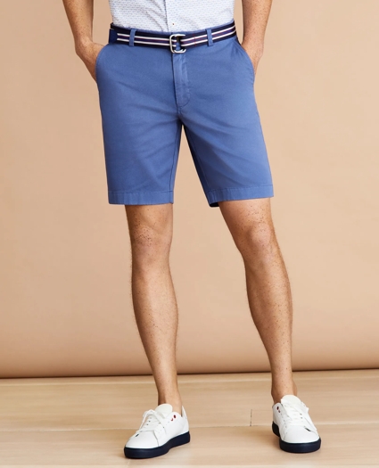 Garment-Dyed 9" Stretch Chino Shorts, image 1
