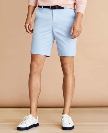 Garment-Dyed 9" Stretch Chino Shorts, image 1