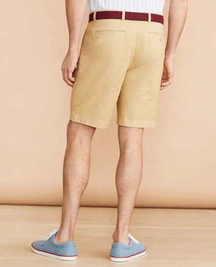 Cotton-Linen 9" Chino Shorts, image 3