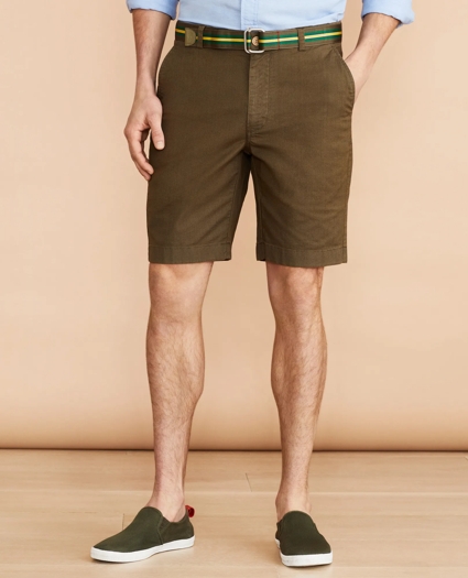 Cotton-Linen 9" Chino Shorts, image 1