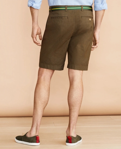 Cotton-Linen 9" Chino Shorts, image 3