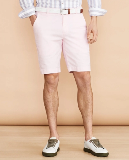 Cotton-Linen 9" Chino Shorts, image 1